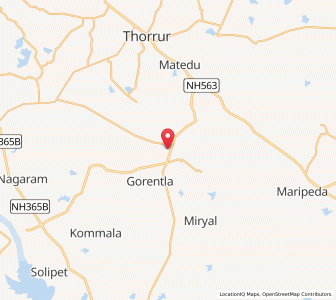 Map of Datla, Andhra Pradesh