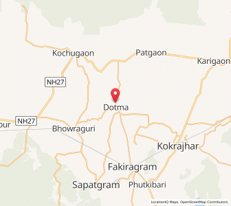 Map of Datma, Assam