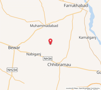 Map of Daulatpur Chirra, Uttar Pradesh