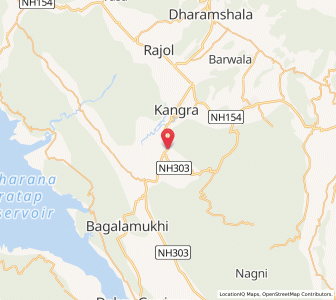 Map of Daulatpur, Himachal Pradesh