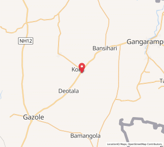 Map of Daulatpur, West Bengal