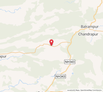 Map of Daura, Chhattisgarh