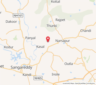 Map of Dawalapur, Andhra Pradesh