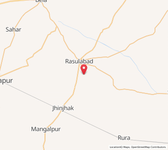 Map of Daya, Uttar Pradesh