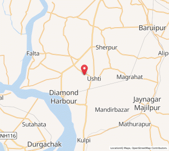 Map of Dayrak, West Bengal