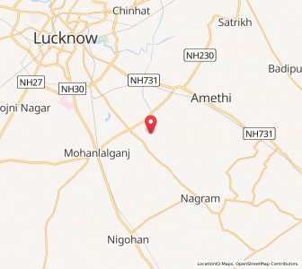 Map of Deai Tikar, Uttar Pradesh