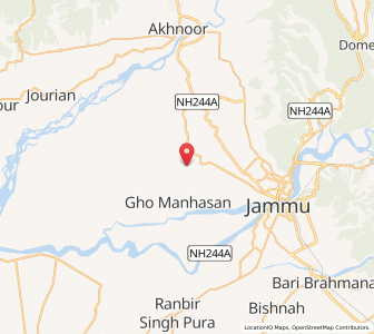 Map of Debre Kubbe, Kashmir