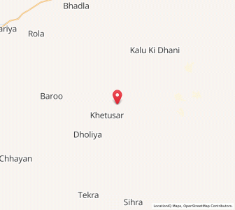 Map of Dedasri, Rajasthan