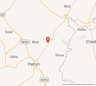 Map of Dedhna, Punjab