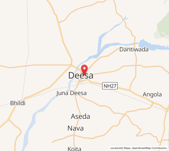 Map of Deesa, Gujarat