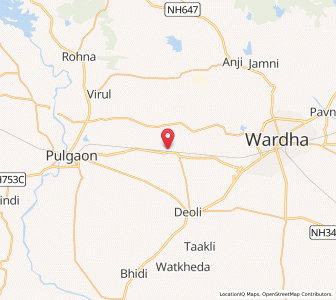 Map of Degaon, Maharashtra