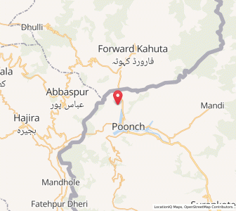 Map of Degwar Maidialan, Kashmir
