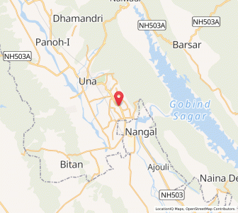 Map of Dehlan, Himachal Pradesh