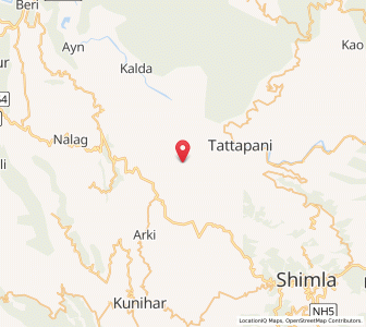 Map of Delag, Himachal Pradesh