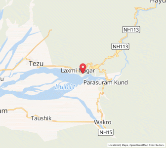 Map of Demwe, Arunachal Pradesh
