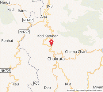 Map of Deoban, Uttarakhand