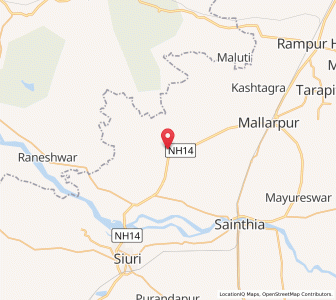 Map of Deocha, West Bengal