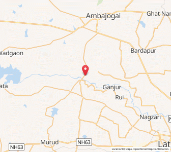 Map of Deola, Maharashtra
