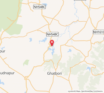 Map of Deolgaon Sakersha, Maharashtra
