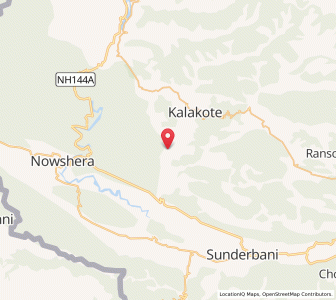 Map of Deolian, Kashmir