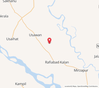Map of Deonhara, Uttar Pradesh