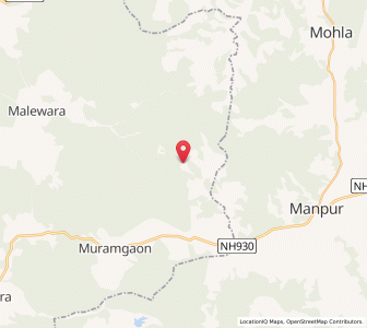 Map of Deosur, Maharashtra
