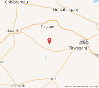 Map of Dera Banjaran, Uttar Pradesh