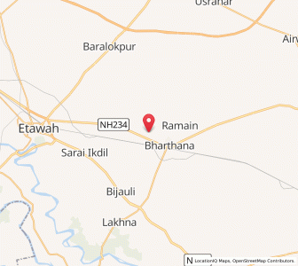 Map of Dera Banjarin, Uttar Pradesh