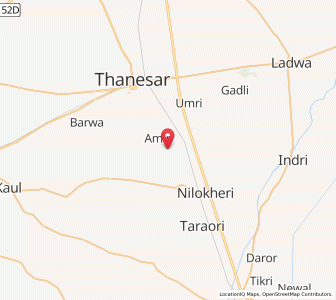 Map of Dera Maliyanwala, Haryana