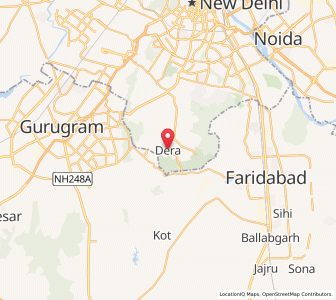 Map of Dera Mandi, NCT