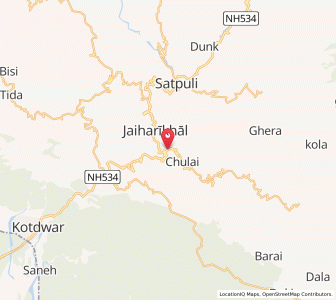 Map of Deriyakhal, Uttarakhand