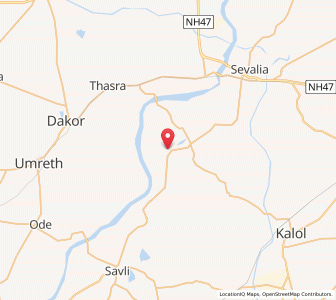 Map of Desar, Gujarat