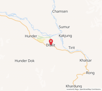 Map of Deshkit, Kashmir