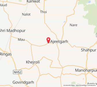 Map of Deurala, Rajasthan