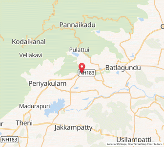 Map of Devadanappatti, Tamil Nadu