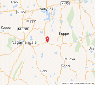 Map of Devalapura, Karnataka