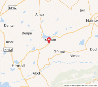 Map of Devamand ka Jhonpara, Rajasthan