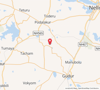 Map of Devaravemuru, Andhra Pradesh