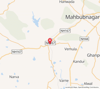 Map of Devarkadra, Andhra Pradesh