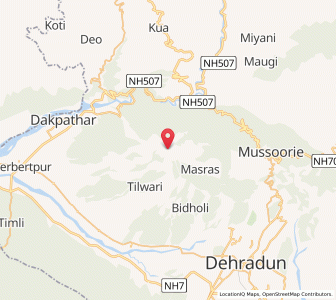 Map of Devidhar, Uttarakhand
