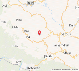 Map of Devikhet, Uttarakhand