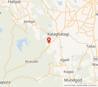 Map of Devikop, Karnataka