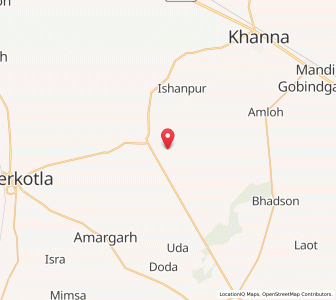 Map of Devinagar, Punjab