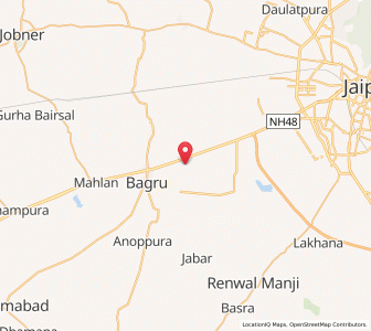 Map of Devliya, Rajasthan