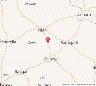 Map of Devror, Rajasthan