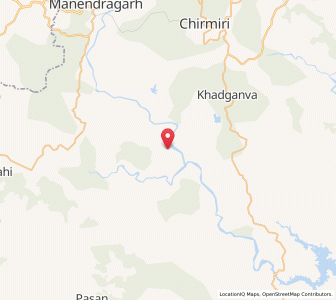 Map of Dewadand, Chhattisgarh