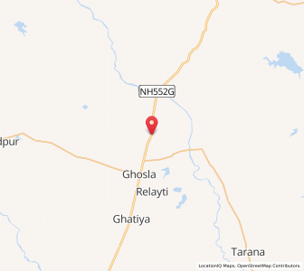 Map of Dhabla, Madhya Pradesh