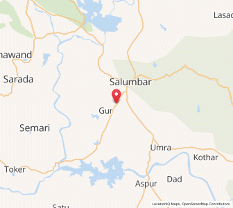 Map of Dhacod, Rajasthan