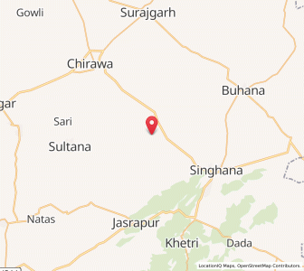 Map of Dhadhot Kalan, Rajasthan