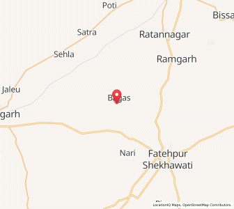 Map of Dhadnan, Rajasthan